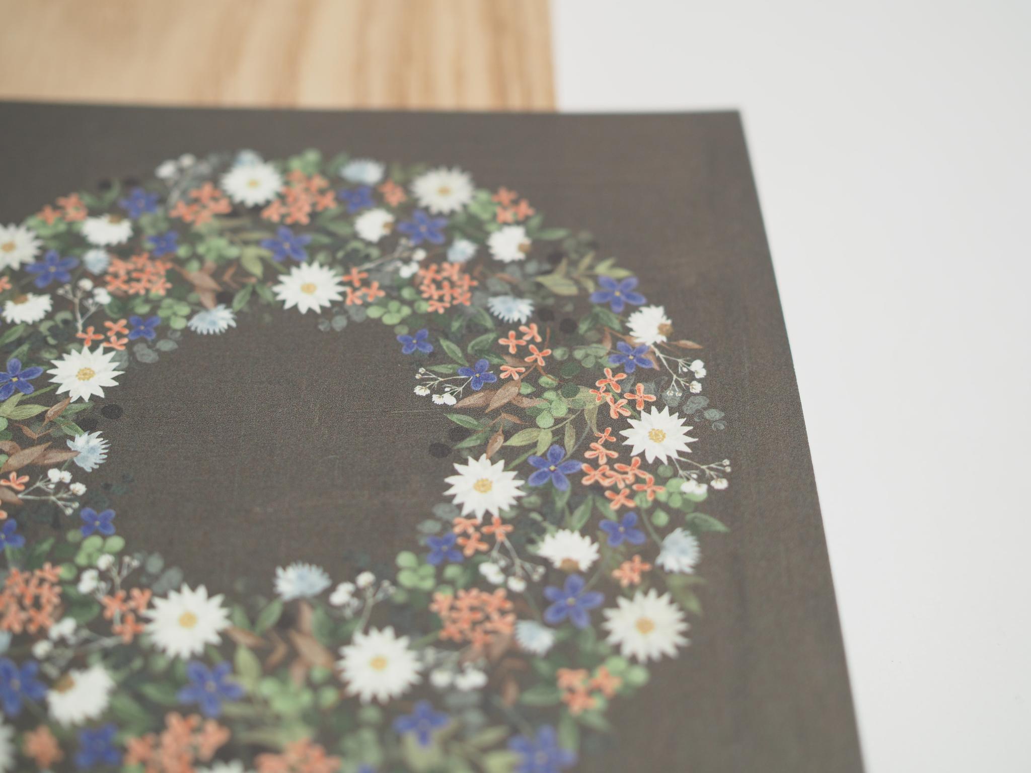 金木犀のリース【サイズは３種類】カードとポスター選べます | 3枚目