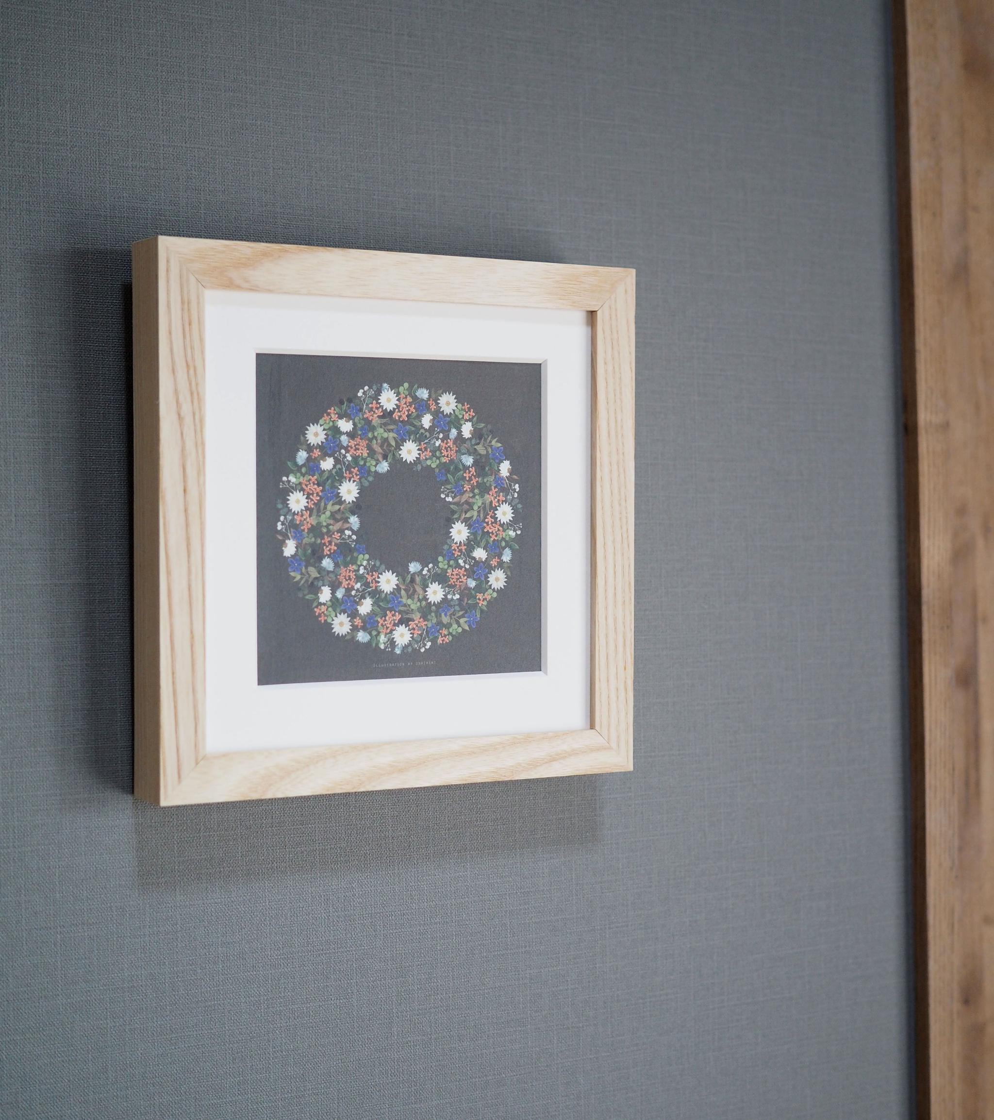 金木犀のリース【サイズは３種類】カードとポスター選べます | 4枚目