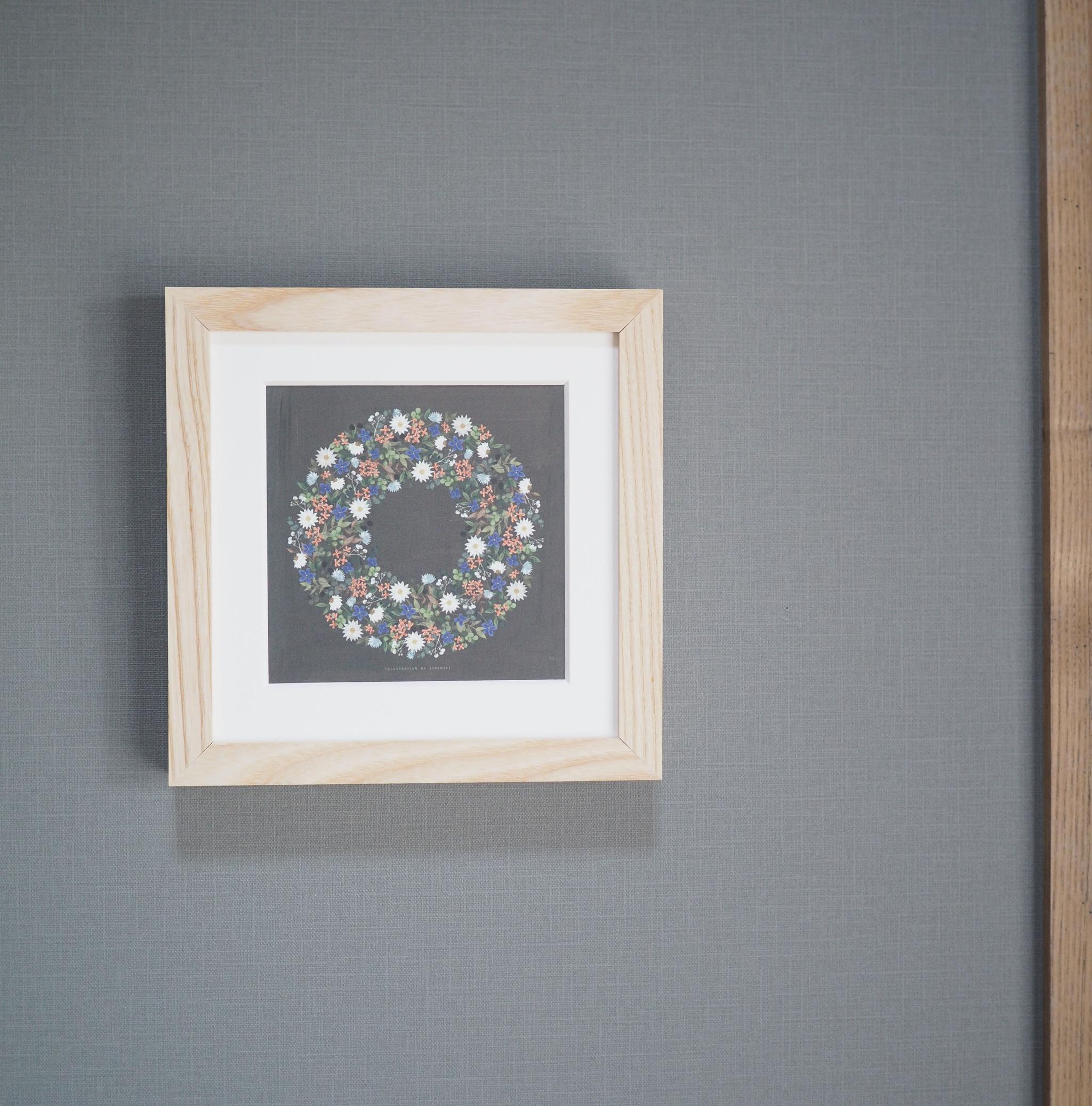 金木犀のリース【サイズは３種類】カードとポスター選べます | 5枚目