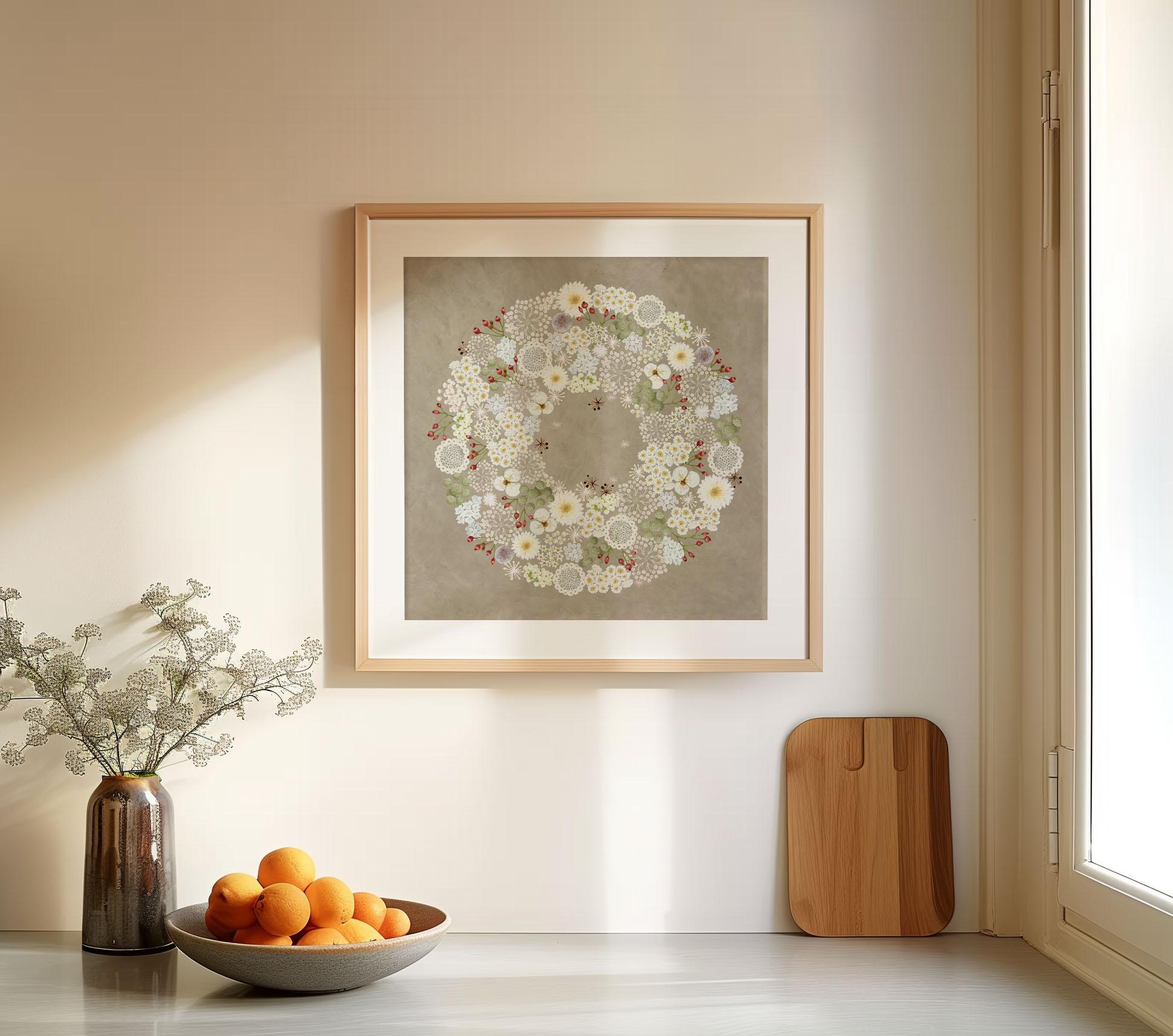 リース ポスターインテリアポスター/2409 Xmas クリスマスリース