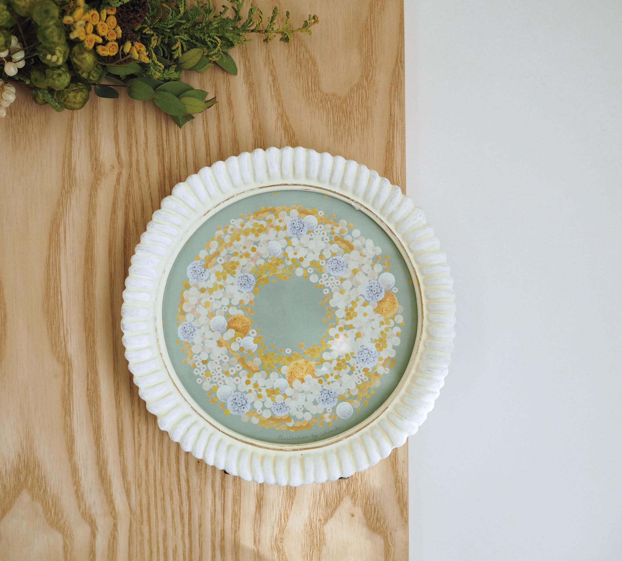 まるいフレーム〈ミモザグリーン〉2103